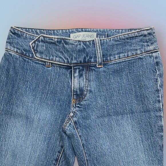 GAP Denim - GAP Women’s 1 (juniors) Rear Center Leg Hem Blue Jesns